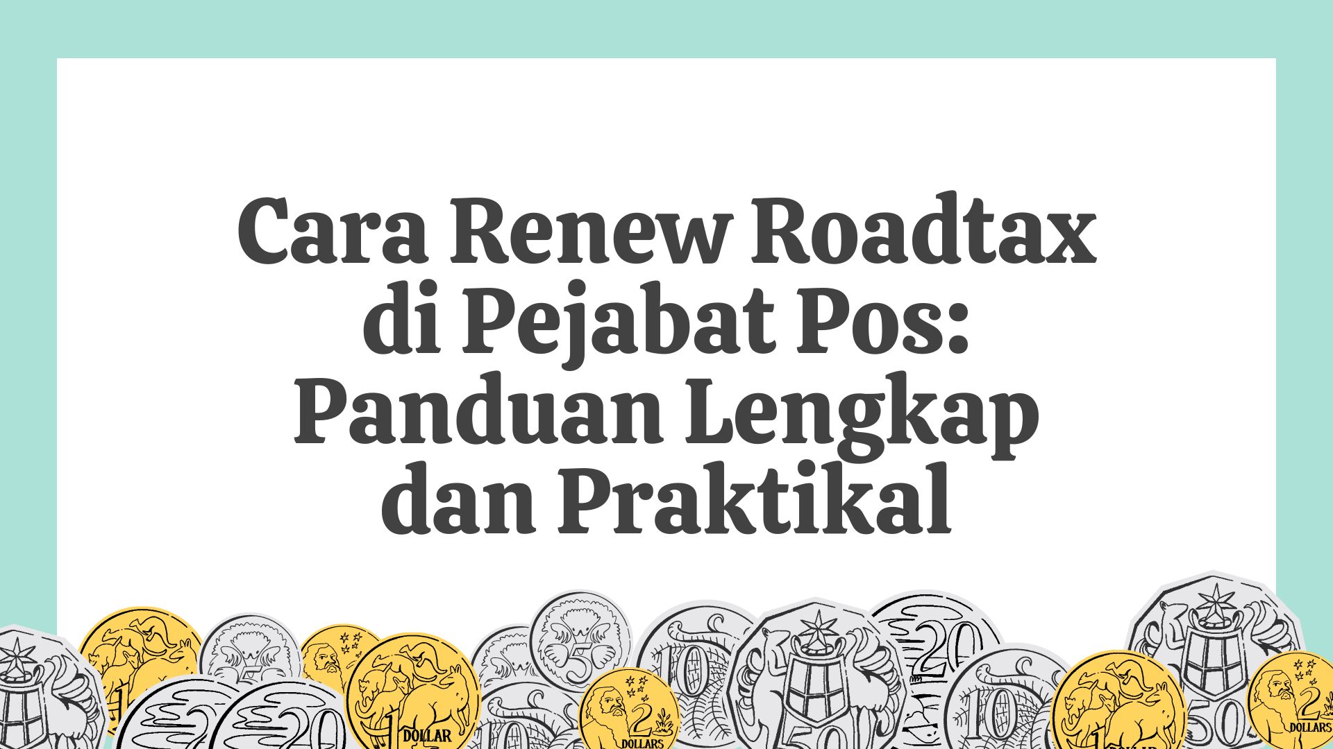 Cara Renew Roadtax di Pejabat Pos Cara Renew Roadtax di Pejabat Pos